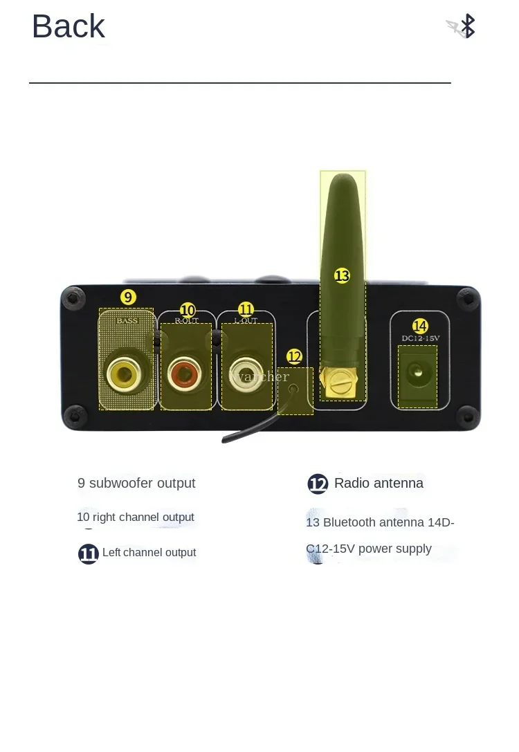 Receptor Bluetooth 5.0 player de música sem perdas toca-discos digital ES9038 decodificação