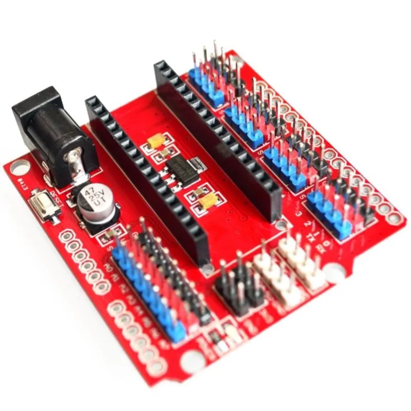 1 шт. многофункциональная плата расширения для Nano Shield для электрического DIY SCM-оранжевый + черный для nano 3,0