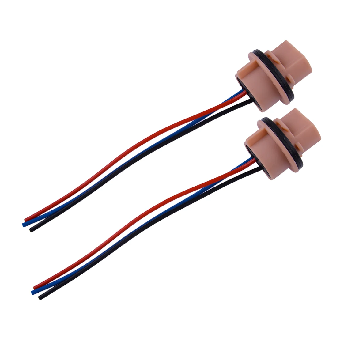 

2pcs Front Turn Signal Light Lamp Socket Bulb Pigtail Connector Harness 12V 7443R 7444NA 990 991 992 W21-5W Fit for Nissan 21W