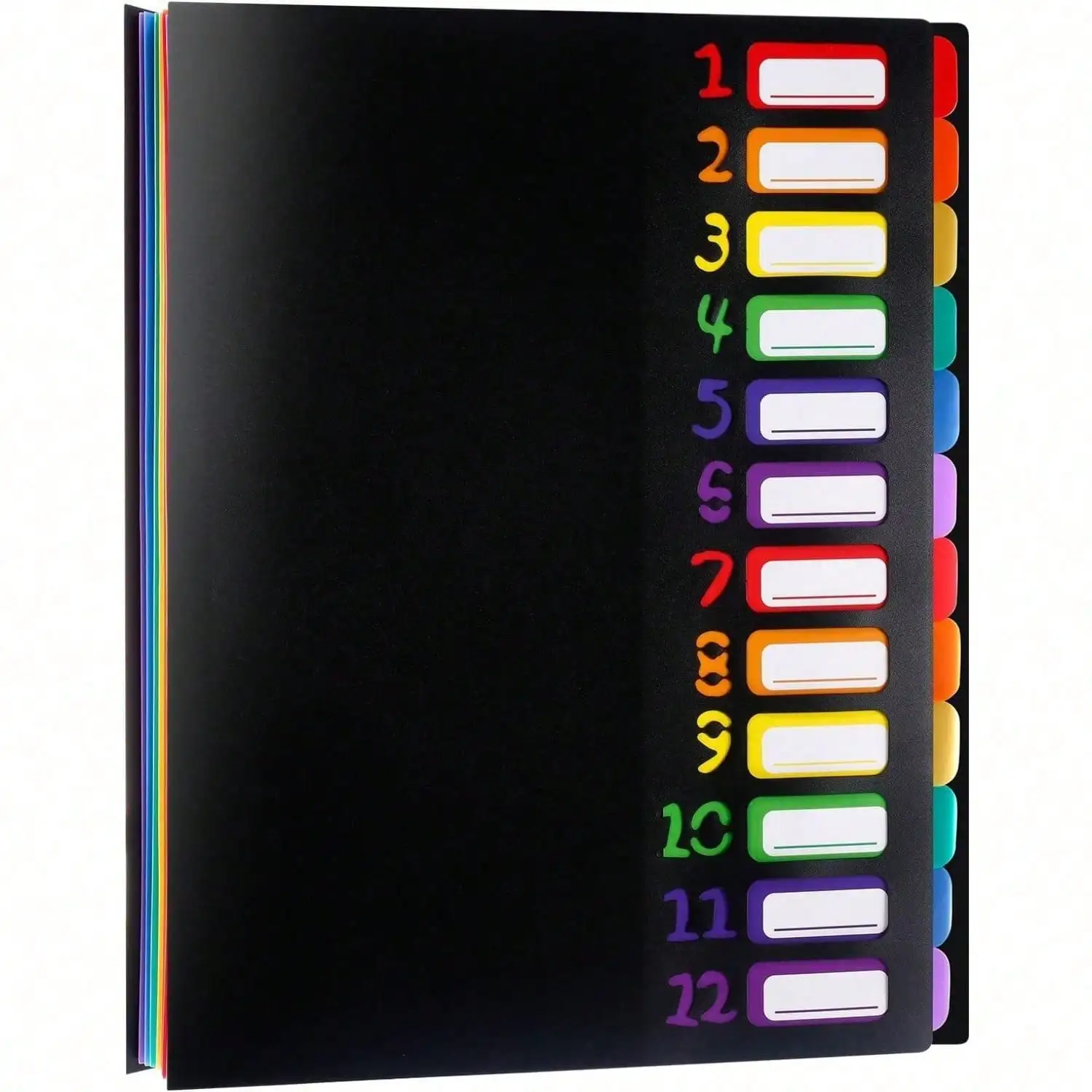 

Органайзер для папок с радужными файлами формата А4 — простой корейский стиль для офиса и школьных принадлежностей