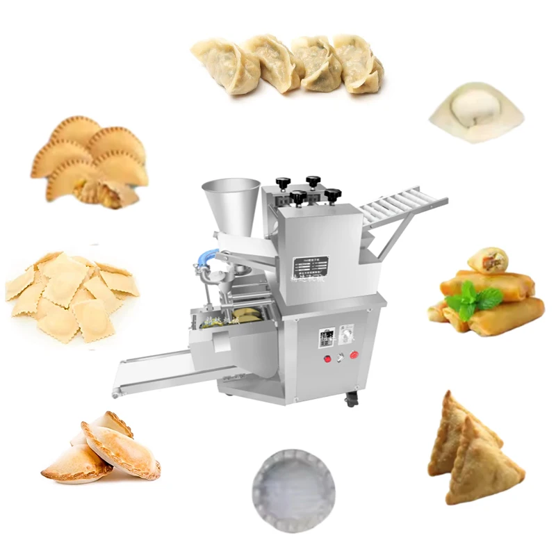 220V Small Automatic Stainless Steel Dumpling Machine Home Use Making Momo Empanada Ravioli Pelmeni Restaurants Food Shops