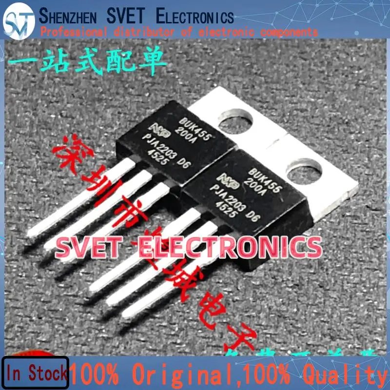 10PCS-50PCS  BUK455-200A  TO-220 MOS 200V 14A   Original In Stock Fast shipping