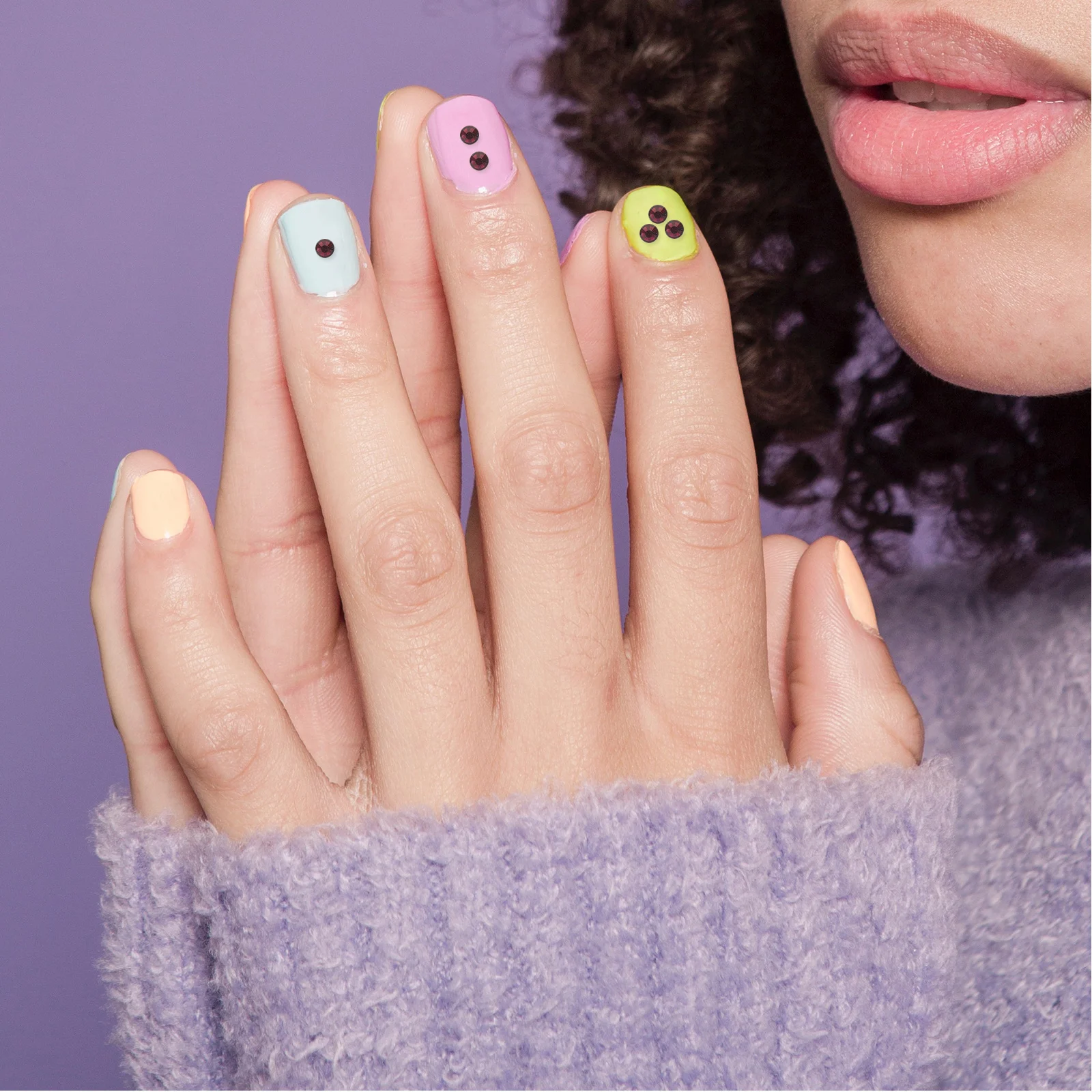 1440 قطعة 2.8 مللي متر الملونة أحجار كريمة مسطحة عميق الأرجواني مسمار الفن الراين مجموعة DIY بها بنفسك صالون المنزل عمليات تجميل الأظافر مسمار حجر الأحجار للأظافر