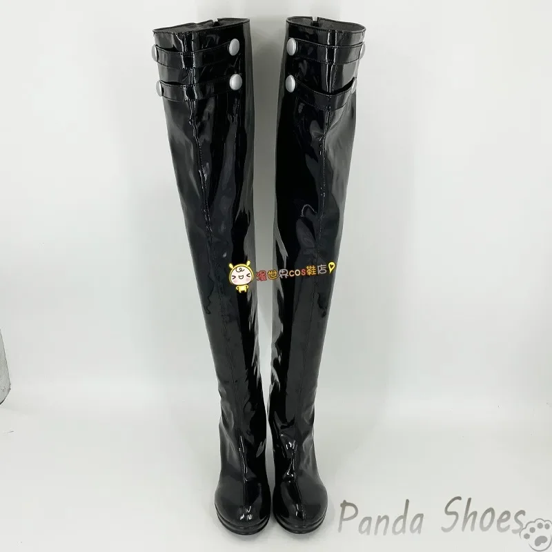 รองเท้าคอสเพลย์อนิเมะเกมเทพีแห่งชัยชนะ NIKKE รองเท้าบูทคอสเพลย์การ์ตูน สำหรับงานคอนเวนชั่น ปาร์ตี้ฮาโลวีน