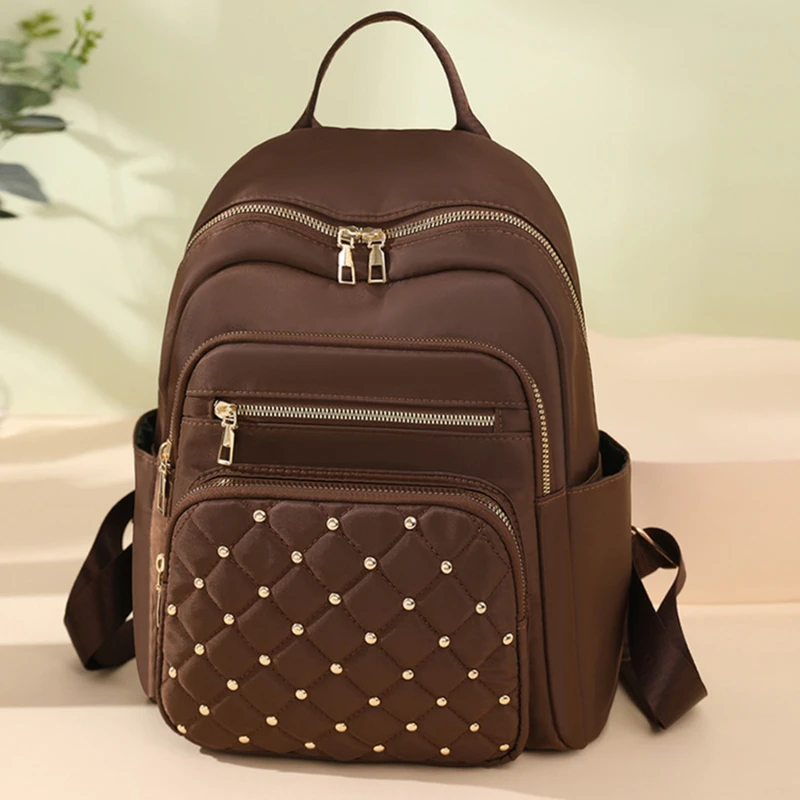 Fashion Bag Pack Women High Quality Nylon Backpacks Female Big Travel Back Bag Large School Bags for Teenage Girls Shoulder Bag