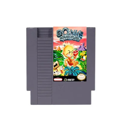 Bonk's Adventure - 72 pins 8bit Game Cartridge for NES Video Game Console