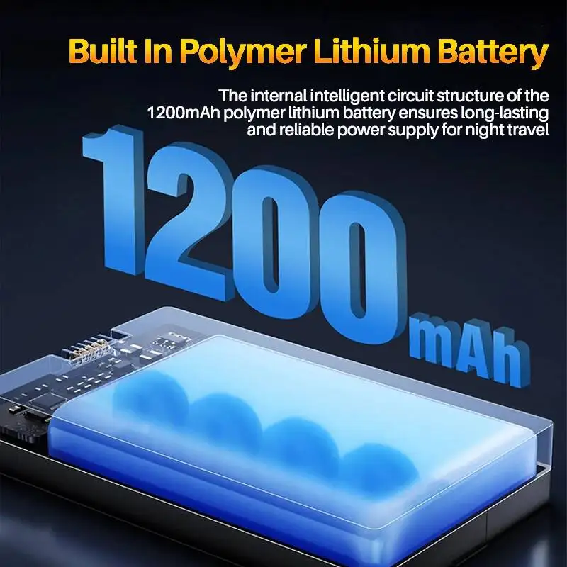 

ESLNF Road Waterproof Bicycle Lumens MTB Lighting Equipment Headlights Riding Bike Lights Night Outdoor 550 ABS