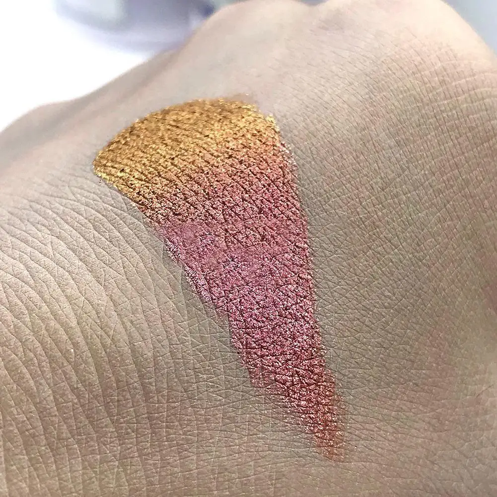 Sombra de ojos de camaleón, pigmento que cambia de luz, brillo, maquillaje, maquillaje, cosméticos, sombra de ojos, escenario, L6S4