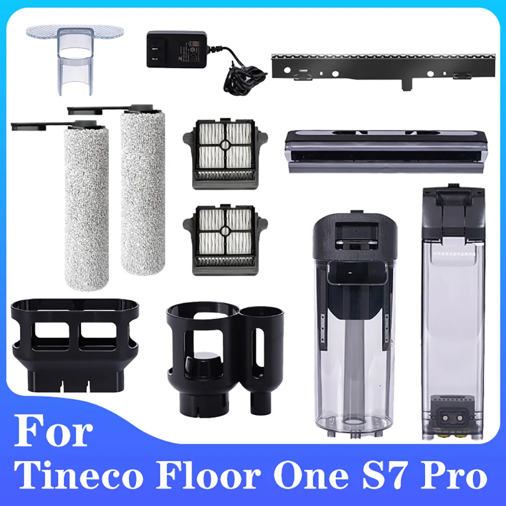 For Tineco Floor One S7 Pro Version 1 Accessories Fliter Roller Brush Original Rloller Brush Cover Clean Dirty Water Tank