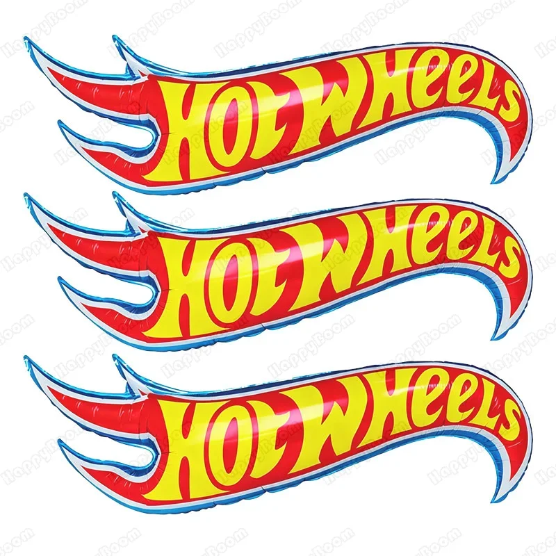 1/2/3pcs Hot Wheel Balloon Racing Theme Children's Birthday Party Decoration Baby Shower Wedding Decor Globos