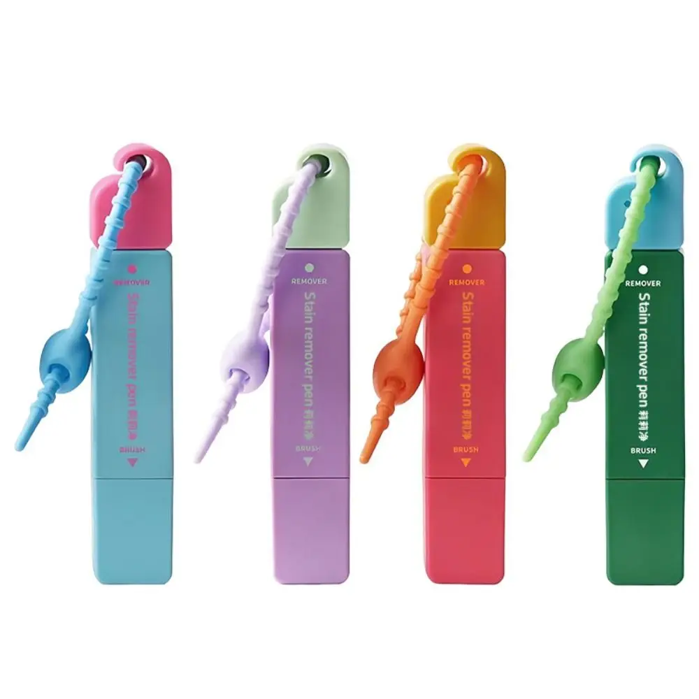 12ml Stain Remover Pen With Brush Head Double Head Emergency Stain Remover Instant Portable Oil Remover Stick Travel Use