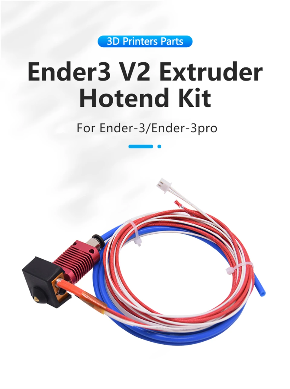 3D-Druckerteile Hotend montiert Extruder Metall Hotend Kit für Creality Ender 3 Ender 3 V2 Ender 3 Pro CR10s Hotend Extruder Kit – Detail 1
