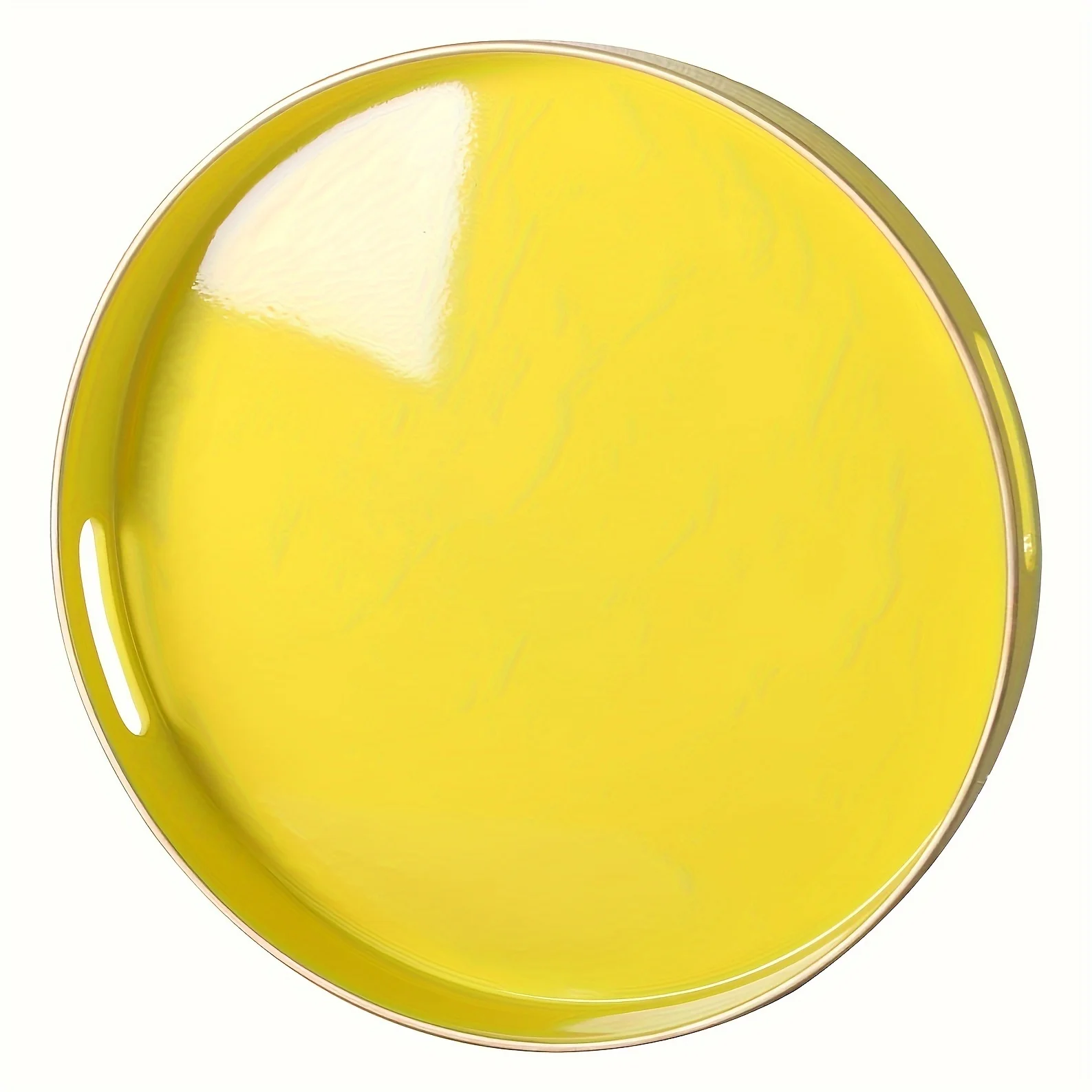 Modern Plastic Circular Tray, Collectible Figurines, Multi Room Decorative Display Panels, No Need Electricity, Suitable For