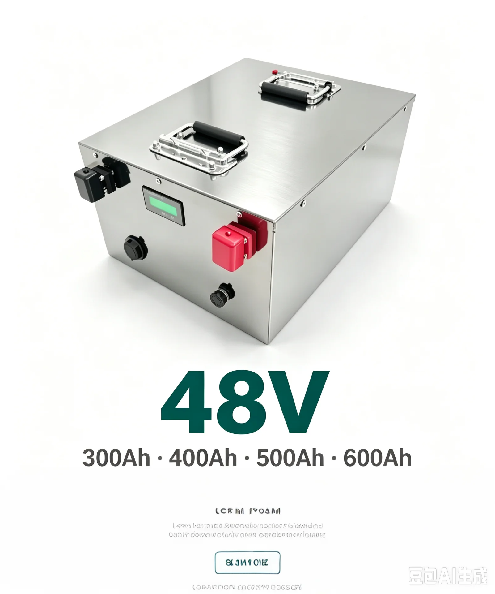 48V 300Ah‑600Ah LiFePO4 Battery Pack Grade‑A Cells Built‑in Smart BMS 6000 Deep Cycles For Solar Off‑Grid RV Camper Marine Boat