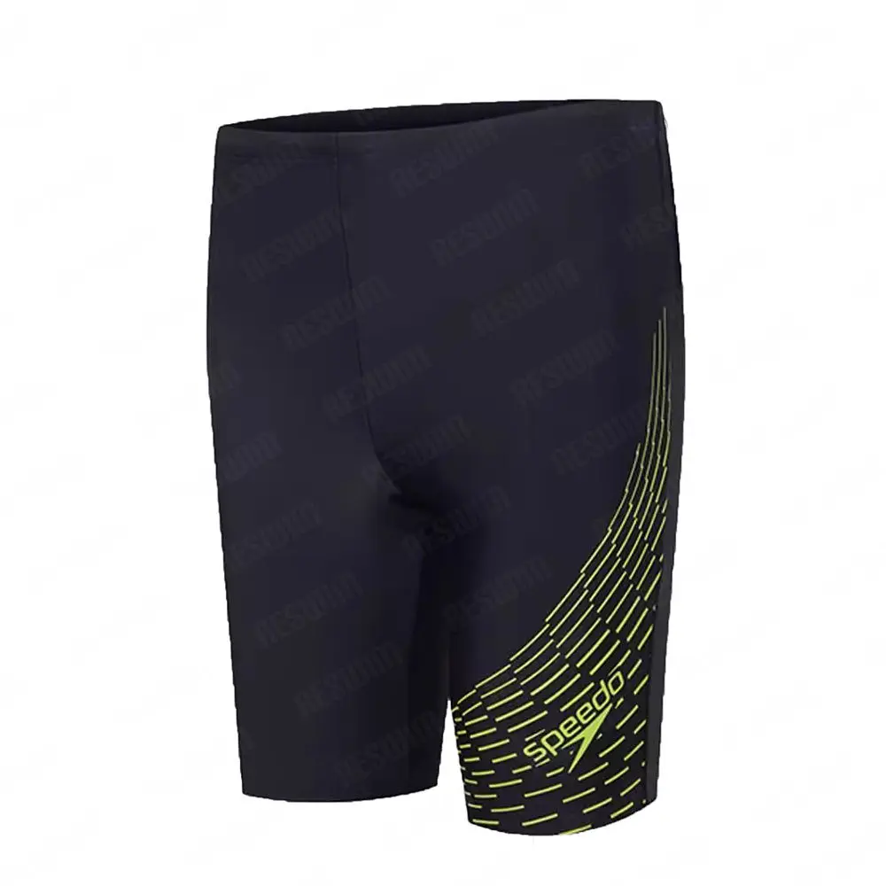 Jammer de natación de verano para hombre, traje de baño de entrenamiento atlético de resistencia, pantalones cortos, bañadores de playa, traje de baño, Jammers, pantalones de Surf ajustados para gimnasio