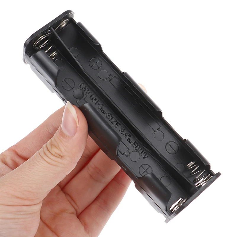 1Pcs Long Strip Type 8 X AA Battery Case Holder 12V Back To Back Battery Storage Box