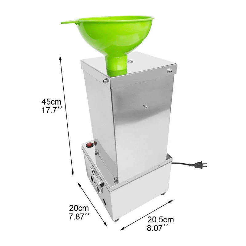 110 فولت الفولاذ المقاوم للصدأ التجارية المحمولة آلة تقشير الثوم مقشرة الثوم الكهربائية سعة تقشير 44 رطل/ساعة