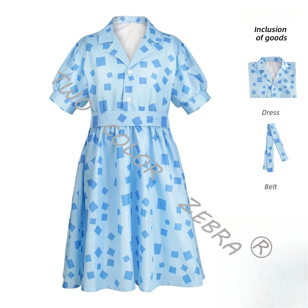 Matilda Cosplay Costume Movie Girls School Uniform Coat Skirt Roald Dahl's Matilda The Musical Halloween Cosplay Outfit for Kids - Image 4
