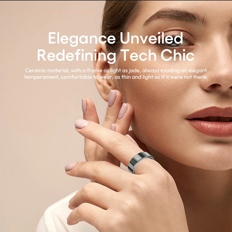 X5B Preto APP Controle Smartring rastreador Smart Ring com Android IOS Phone App para Homens Mulheres