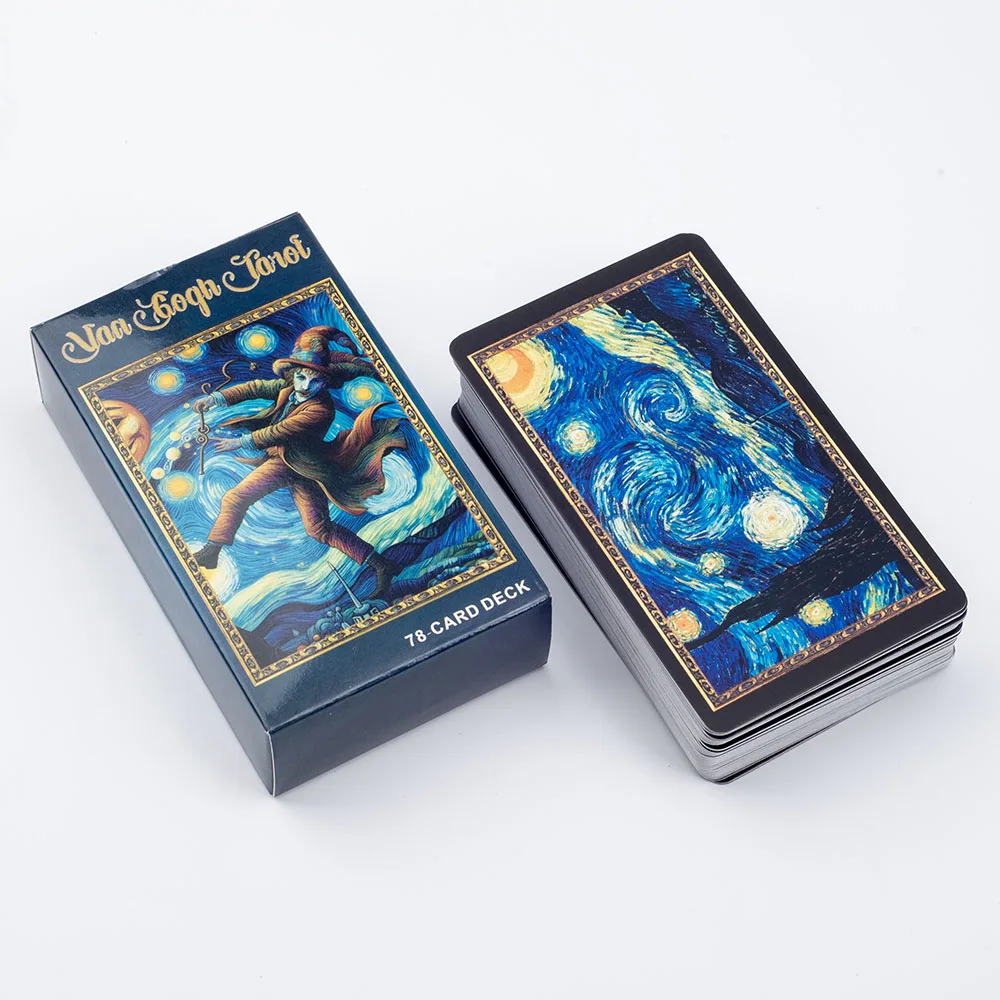 Van Gogh Tarot 78-Kartendeck, Brettspiele, Illustration, Wahrsagerei, Weisheit, Orakelkarten, Party, Desktop, Spielzeug, Unterhaltung, Freizeit – Detail 9
