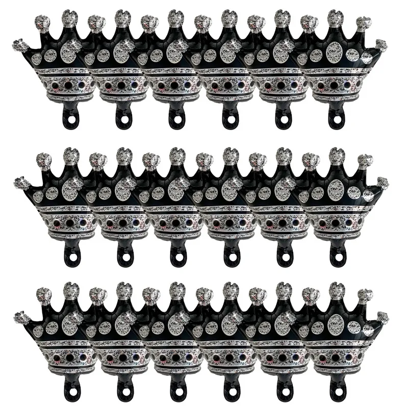18PCS/PACK Size Crown Aluminum Film Balloon Party Decoration Set