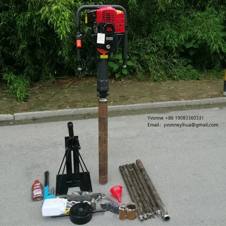 

Portable Soil Drilling Machine One Person Operation Soil Sample Drilling Rigs