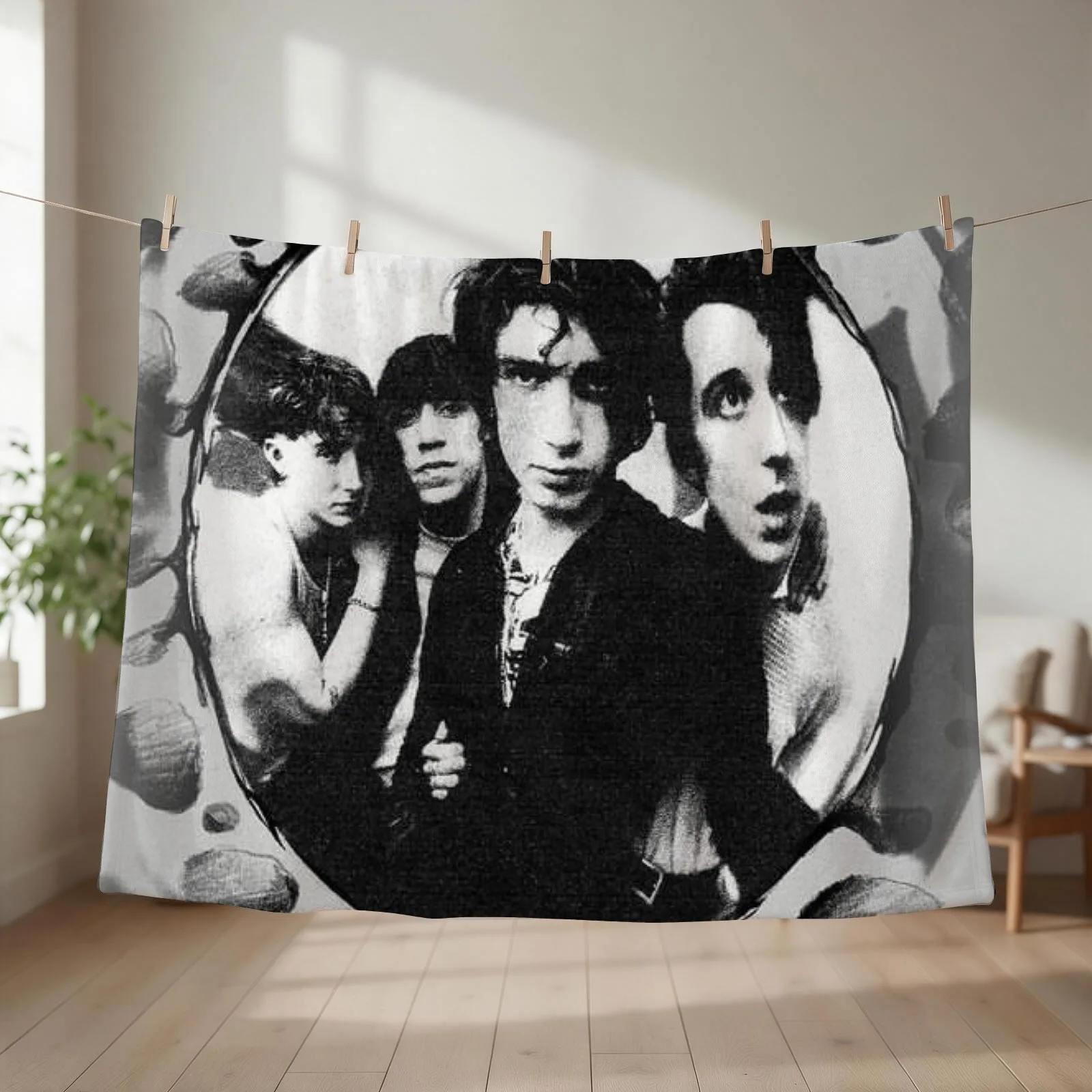 inhaler band Throw Blanket couch cozy soft plush fuzzy picnic outdoor blanket