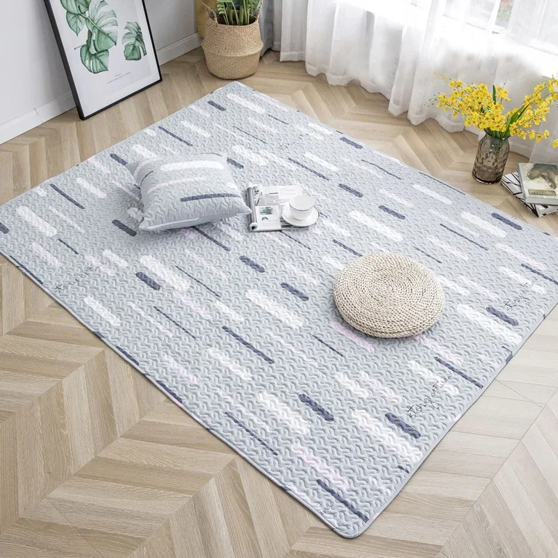 Floor Mats Thick Cotton Cushion Baby's Crawling Carpets Nursery Bedroom Nap Mat Children's Play Rug Living Room Kid's Garden Pad