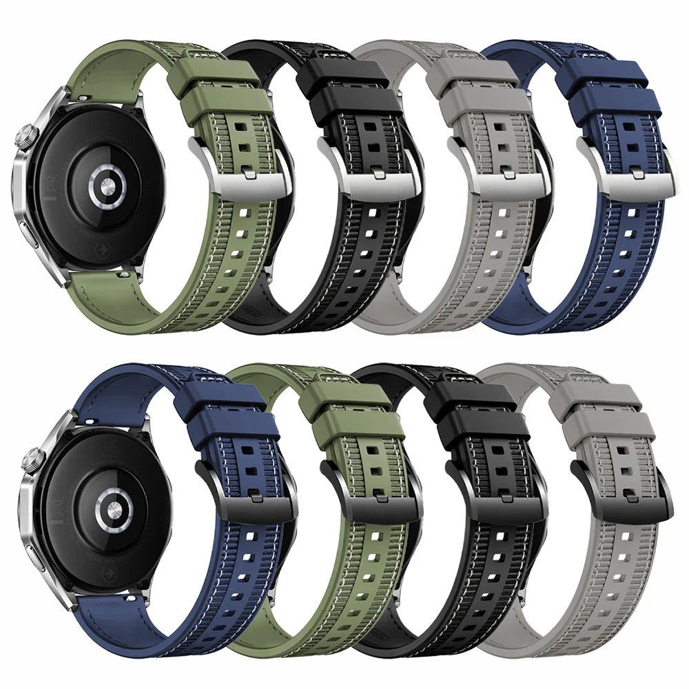 حزام نايلون ومطاطي لساعة COROS PACE 3 ، سوار ساعة COROS APEX 2 Pro ، 46 من سوار بديل ، إكسسوارات حزام
