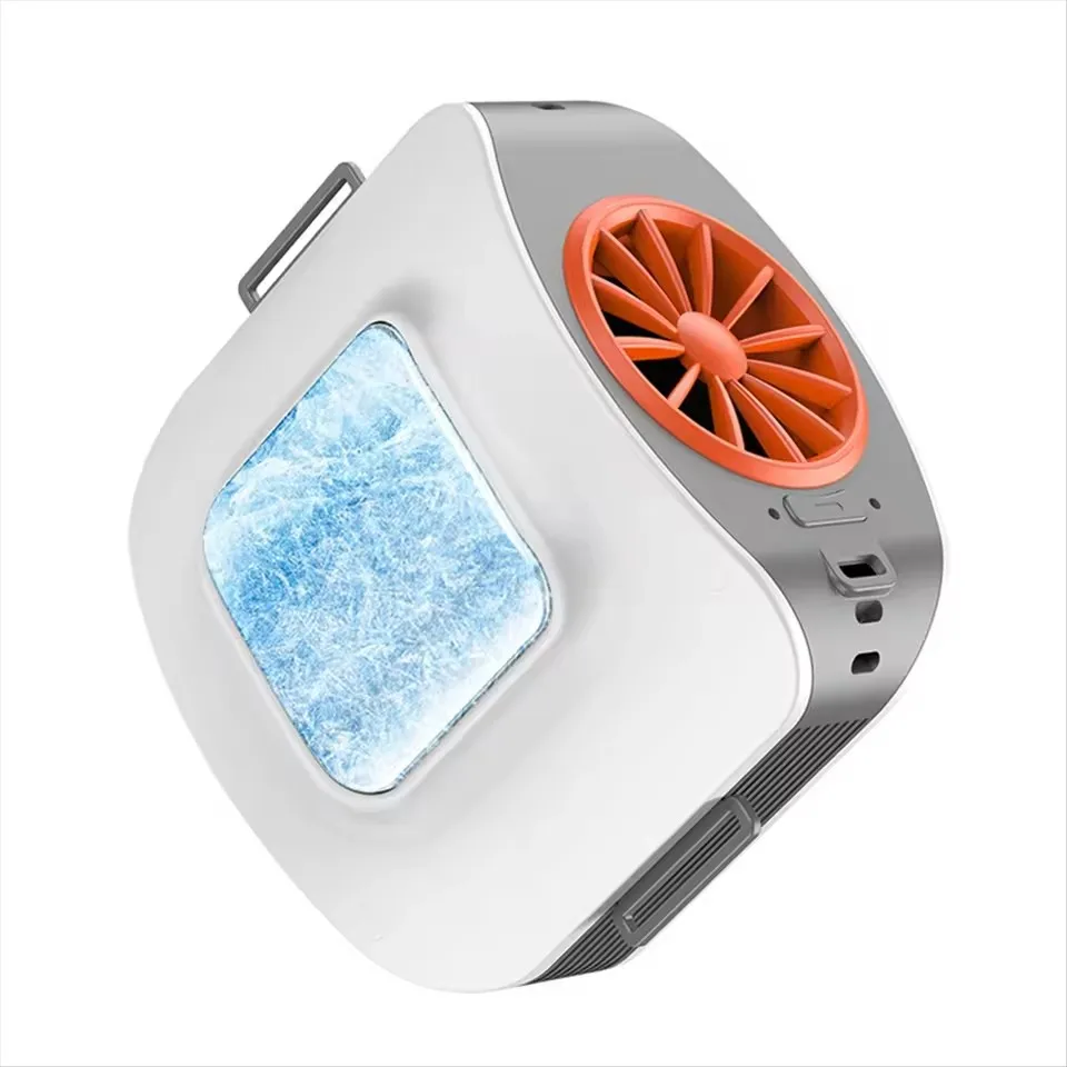 

2025 поясной охлаждающий высокоскоростной вентилятор, поясной кондиционер, большая мощность ветра, уличный вентилятор, вентилятор с лямкой на шее, вентилятор для кемпинга