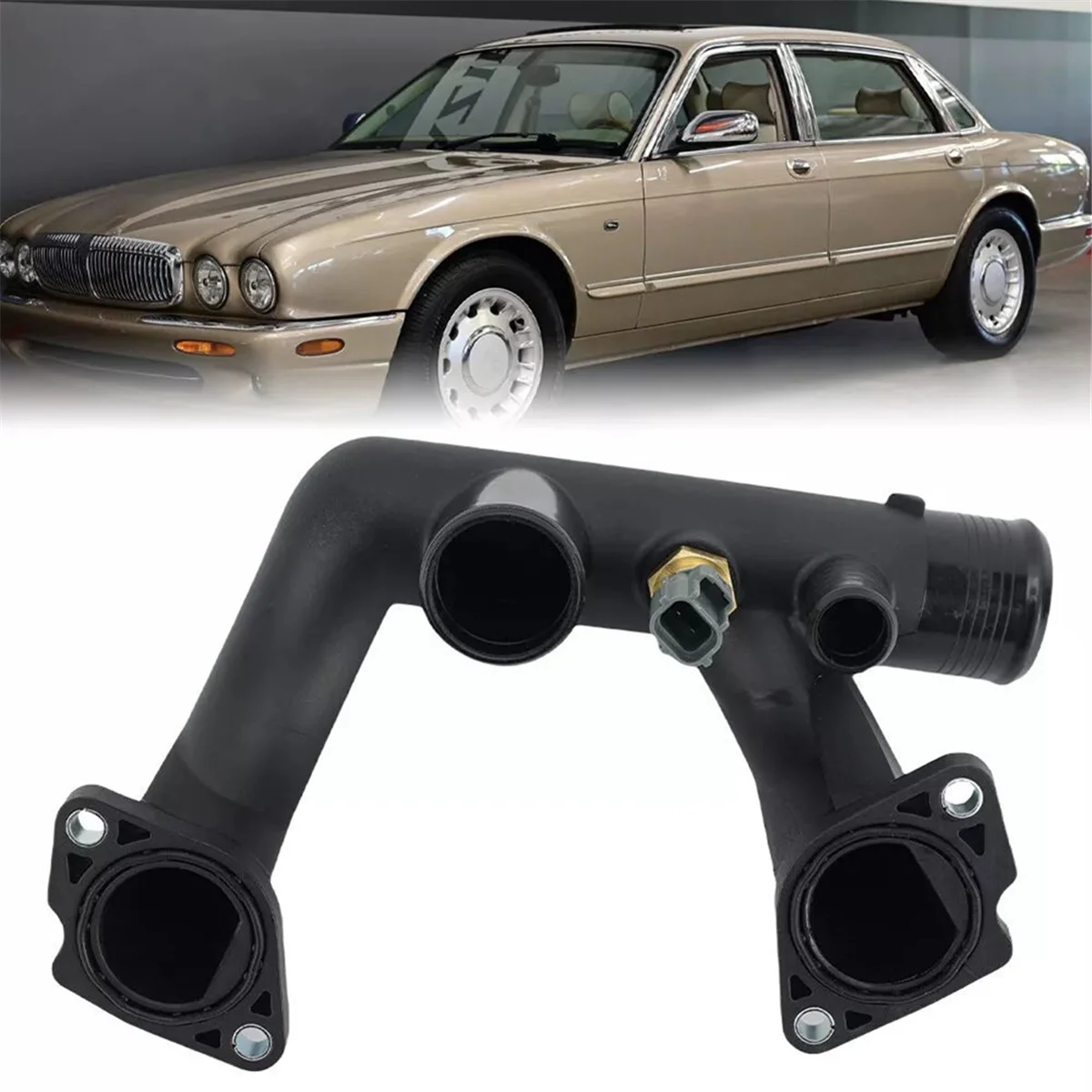 A33K-AJ85885 96JV-8A504-BD Thermostat boîtier de liquide de refroidissement traction d'eau pour Jaguar Vanden Plas XJ8 XJR XK8 3.2 4.0 V8