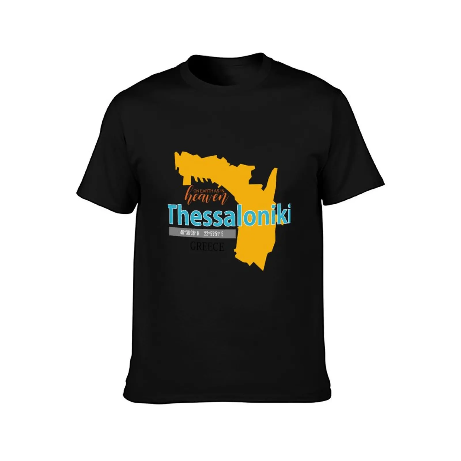 i love thessaloniki Greece T-Shirt designer shirts sweat plus size tops anime plain black t shirts men