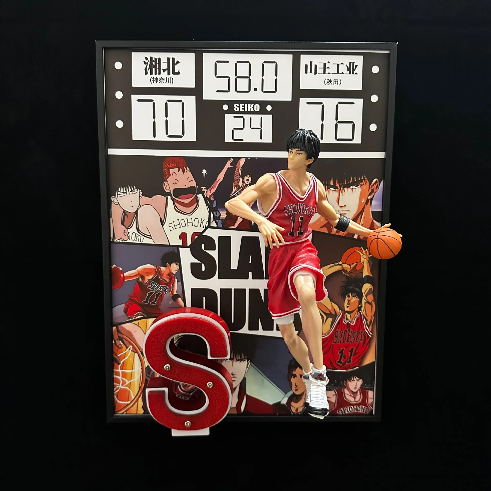 3D Sakuragi Hanamichi Anime Figure Slam Dunk 3D Wall Painting Bedroom Children's Room Indoor Hanging Painting Decorative Picture