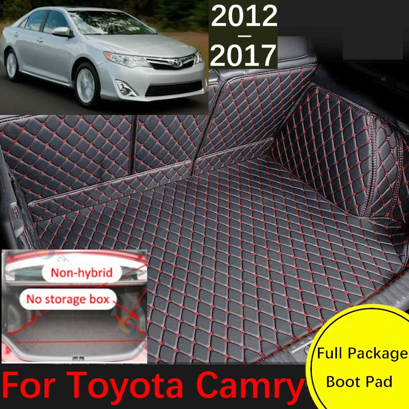 

Car Trunk Mat For Toyota Camry Daihatsu Altis XV50 2012~2017 Waterproof Cargo Liner Carpet Interior Parts Accessories Cover