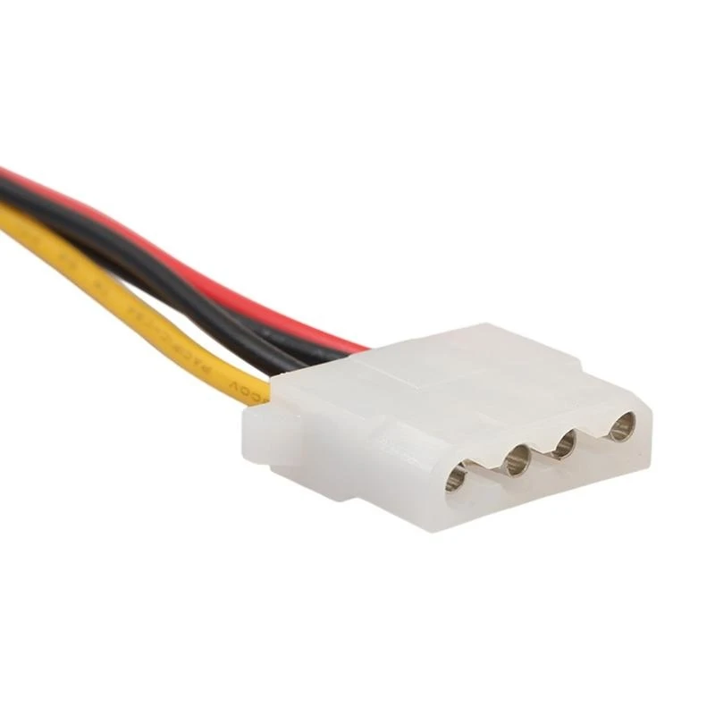 15 Pin Male to Molex IDE 4 Pin Female Adapter Extension Hard Drive Fitting for PC Power Supply Reliable Stable Durable
