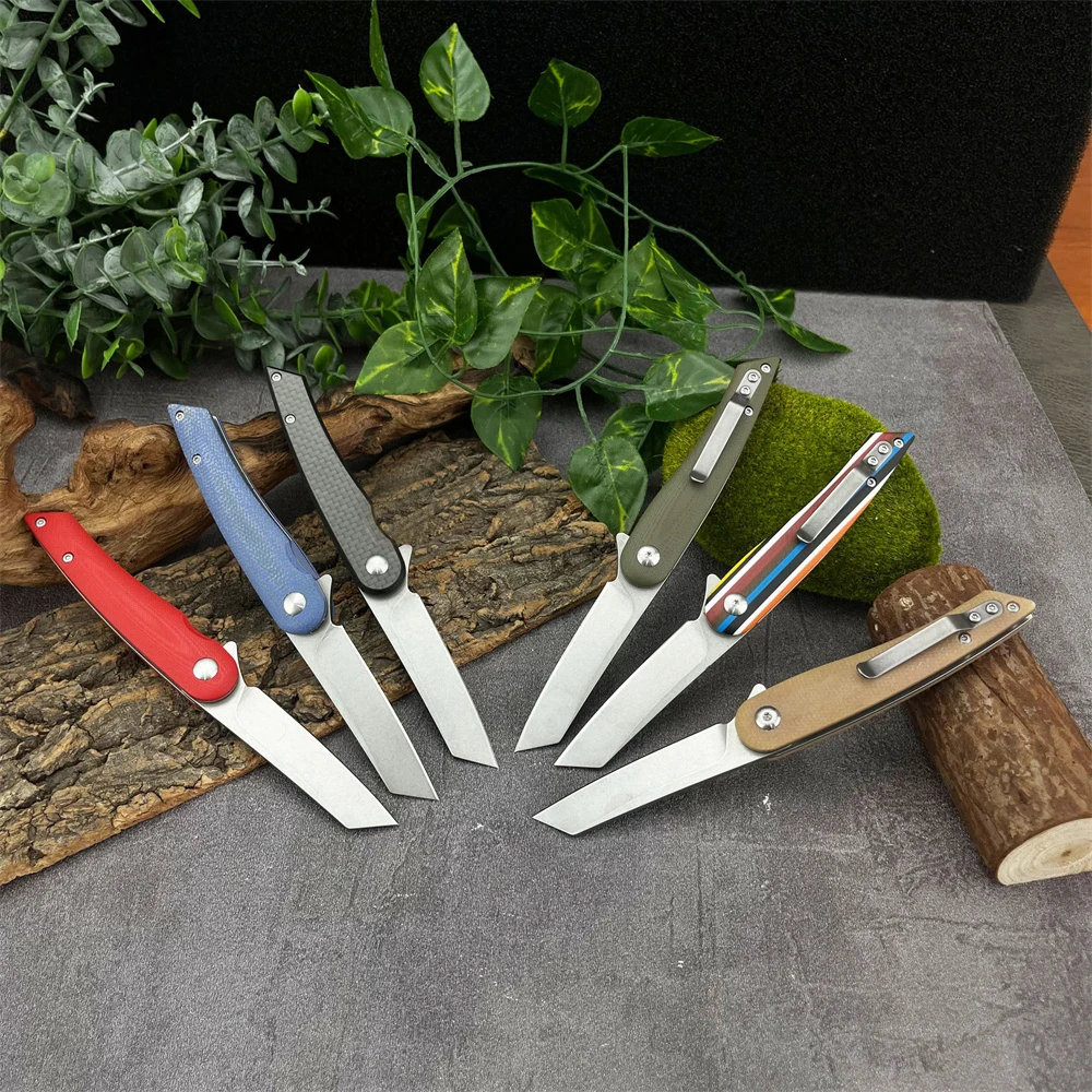 

Складной нож для улицы, стальное лезвие 8Cr13Mov, ручка G10, карманный нож EDC для кемпинга, пешего туризма, выживания, бритва, острый инструмент для фруктов