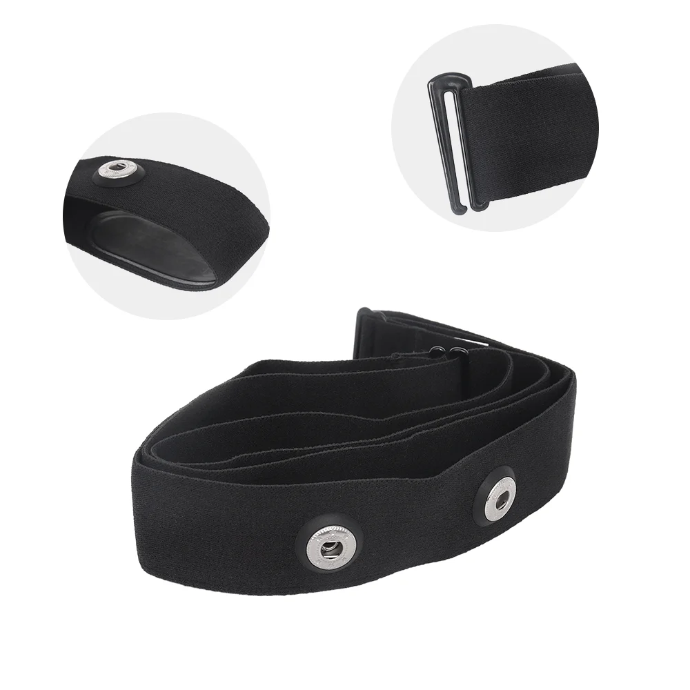 Heart Rate Monitor Chest Belt Heart Rate Sensor Transmitter Compatible Belt for Garmin Bryton Sports Band