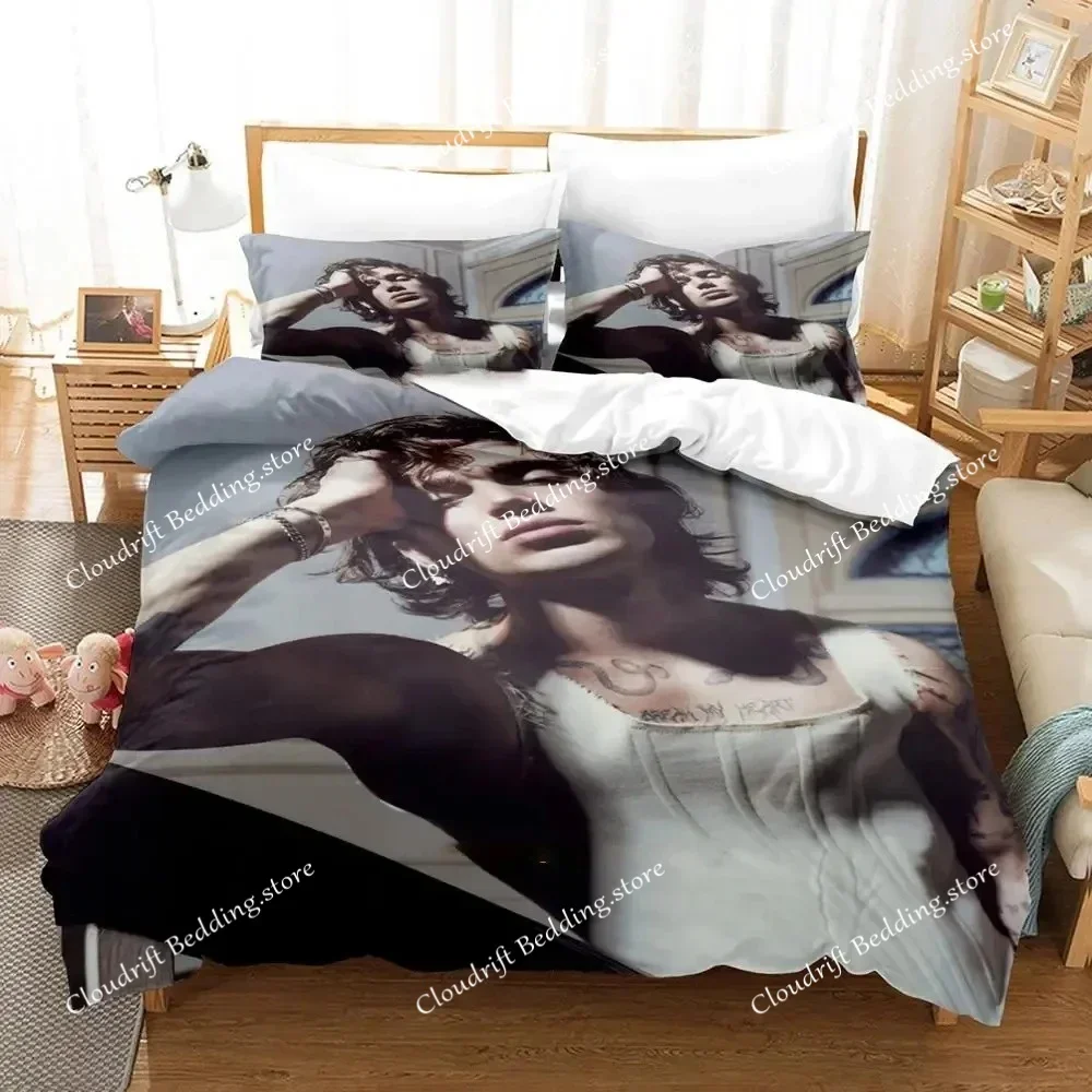 3D Print Vinnie Hacker Bedding Set Duvet Cover Bed Set Quilt Cover Pillowcase Comforter king Queen Size Boys Adult Bedding Set02