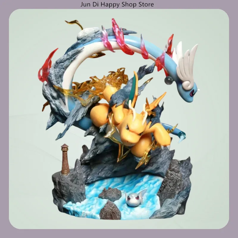 

30cm Dragonite Evolution Set Figure Statue Collection Desktop Decoration Ornament Toy Gift for Fans