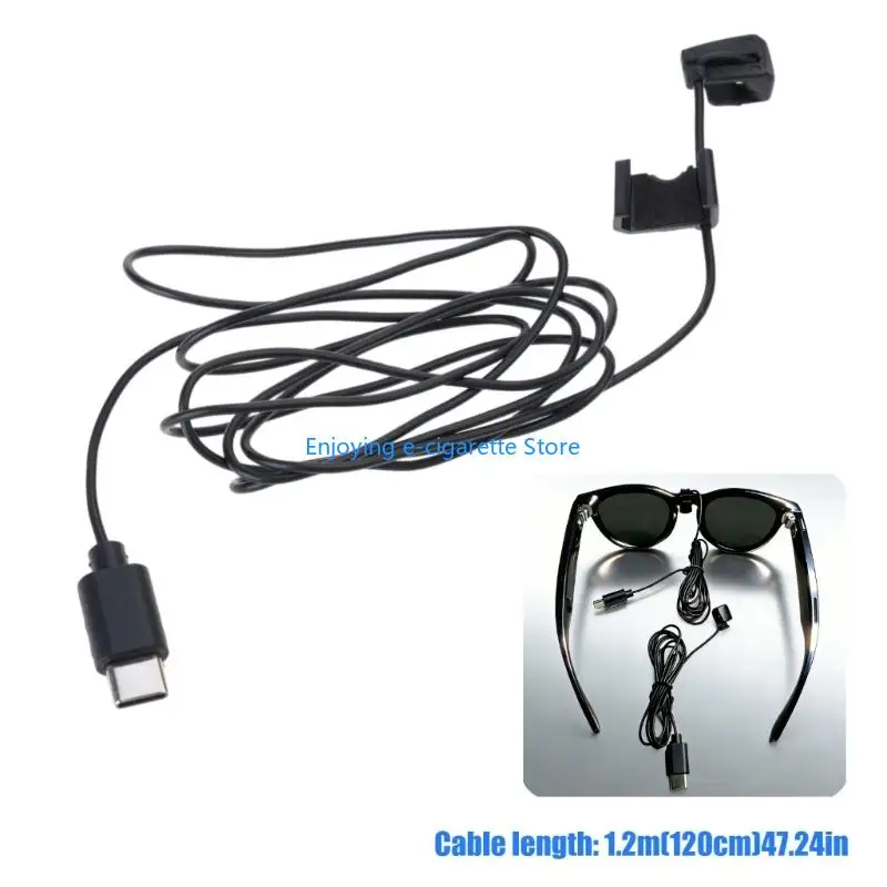 Haltbarkeit Magnetisches Ladekabel für intelligente Brillen Typ-C-Schnellladegeräte mit Schutz und tragbarem Design 120 Y4QF – Detail 6