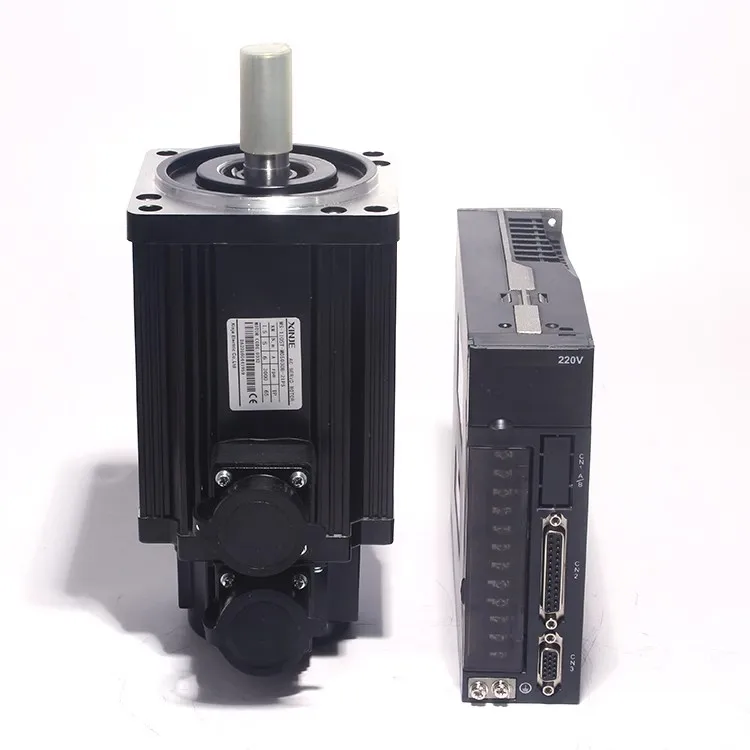 110ST-M04030 AC Servo Motor 1.2KW 3000RPM 220V Driver Complete Servo System AC Servo Motor Kit with Drive