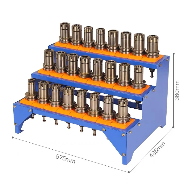 CNC Storage Rack Ladder Type Tool Shelf for Colletting BT30 BT40 Tools Holder Tool Cart CNC Tools