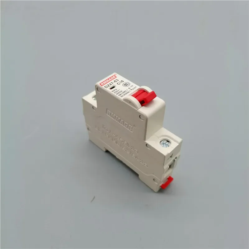 DZ47-63 1P Mini Circuit Breaker Cutout Switch Miniature Household Air Switch 6A 10A 16A 2P 20A 25A 32A 40A 50A 125A AC220V-400V