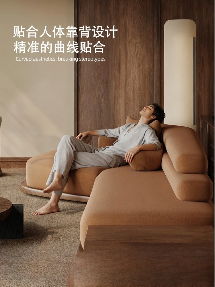 Special-shaped corner, solid wood sofa, living room, small apartment, B&B, beauty salon, hotel lobby, office, rest area