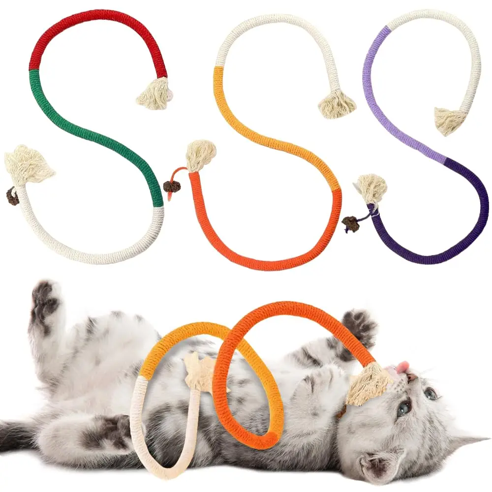 

Celery Pets Cat Chew Rope, Cotton Chew Rope Toys for Cats, Catnip-Infused Organic Cotton Chew Rope Toys Cats, All