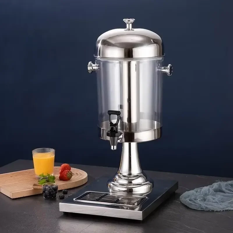 Large Capacity Stainless Steel Buffet Pot With Faucet For Restaurant Party Beer Milk Tea Juice Dispenser Container Stainless