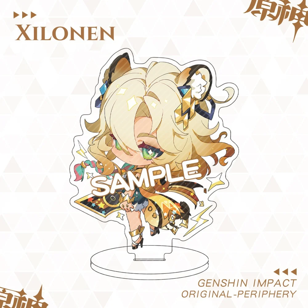 New Game Genshin Character Stand Mavuika Ororon Chasca Citlali Iansan Cartoon Anime Acrylic Tabletop Ornament Game Cute Gift