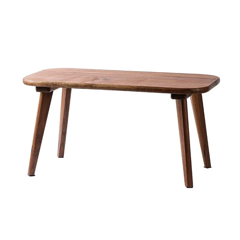 

Solid wood tea table, black walnut tea table, new Chinese tatami, living room bay window table, household small table