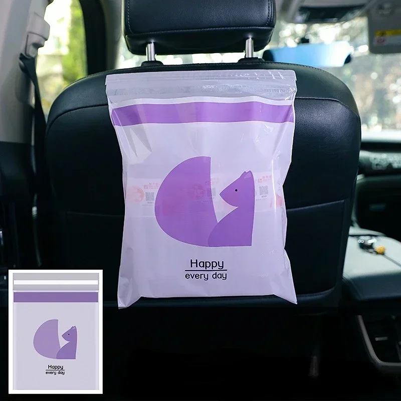 

Car Trash Bag Disposable Self-Adhesive Garbage Can for Auto Seat Back Hanging Trash Bag Office Kitchen Garbage Storage Bag
