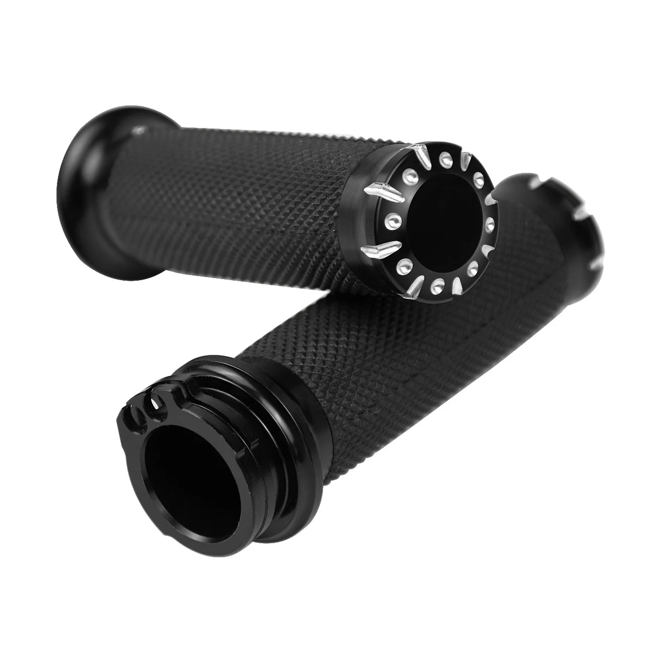 1" CNC Cable Throttle Grips Hand Control for Sportster Xl883 Softail Touring Dyna